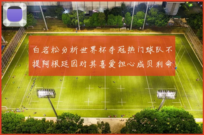 白岩松分析世界杯夺冠热门球队不提阿根廷因对其喜爱担心成贝利命运